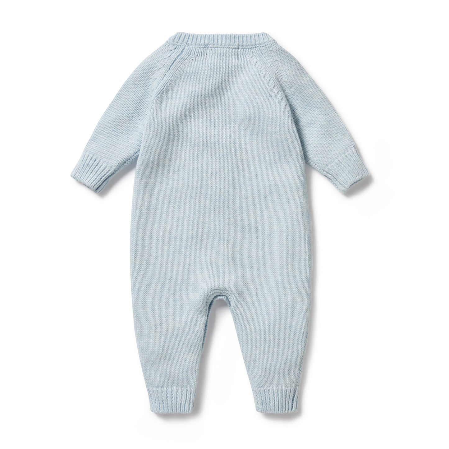 Wilson & Frenchy Knitted Cable Growsuit Bluebell