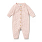 Wilson & Frenchy Knitted Cable Growsuit Pink
