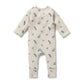 Wilson & Frenchy Organic Waffle Zipsuit Little Olive