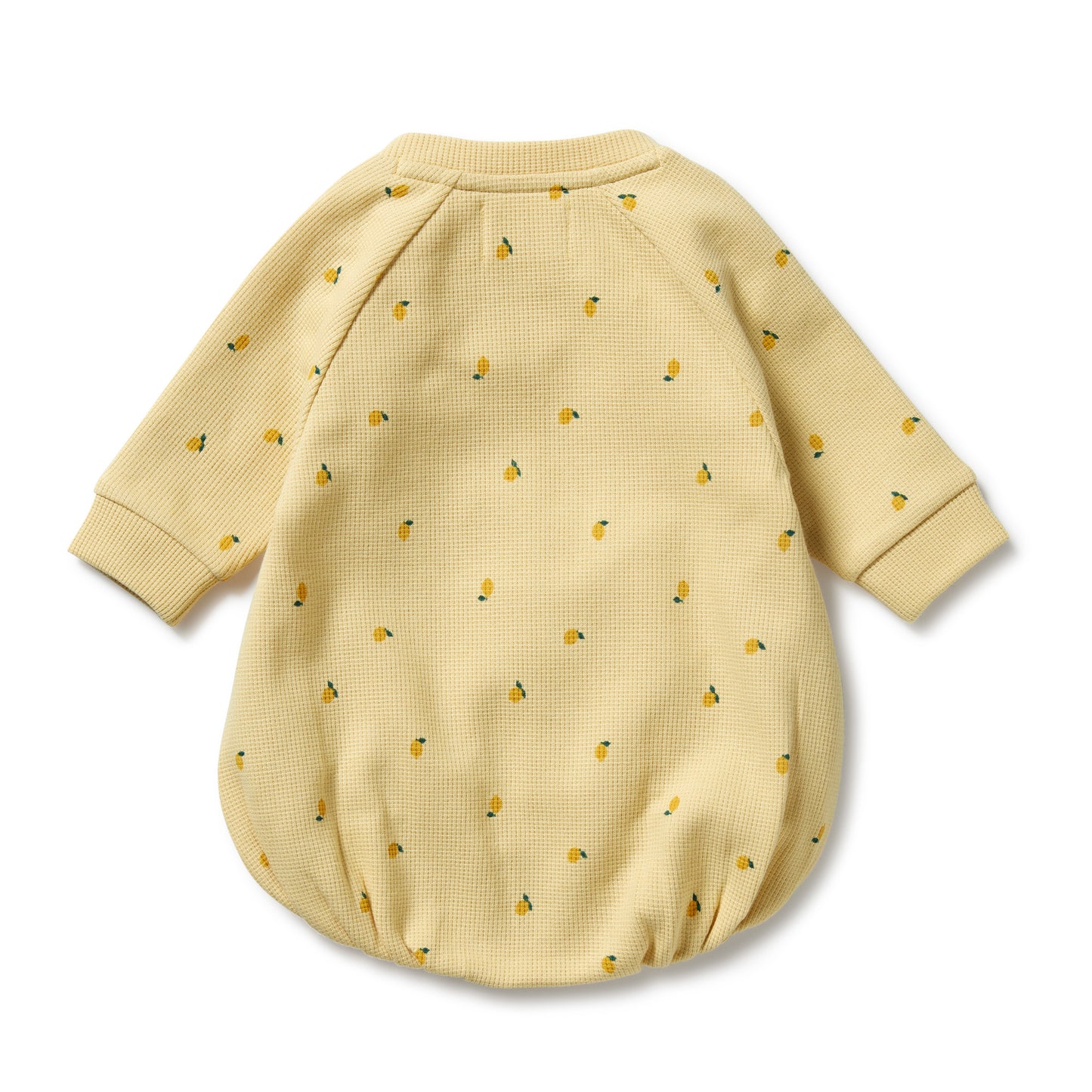 Wilson & Frenchy Organic Waffle Bodysuit Little Lemon