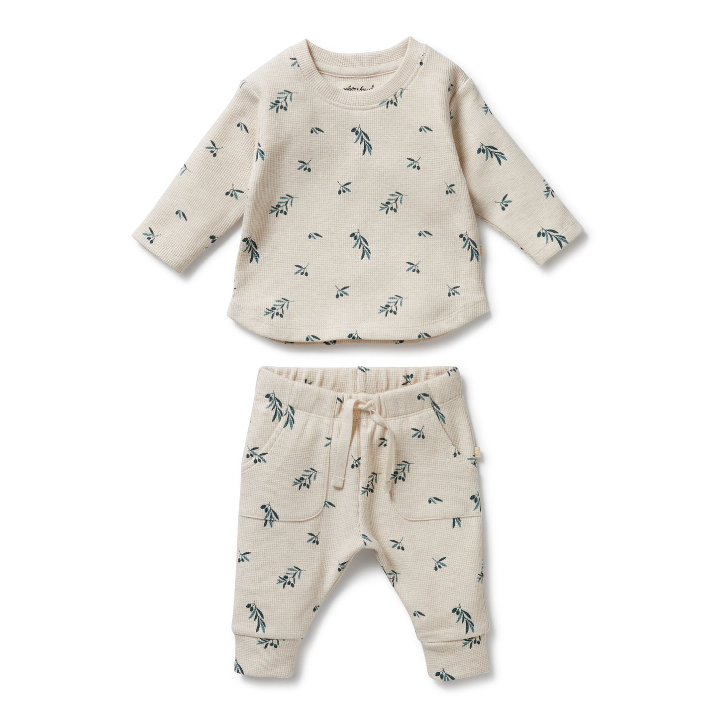 Wilson & Frenchy Organic Waffle Set Little Olive