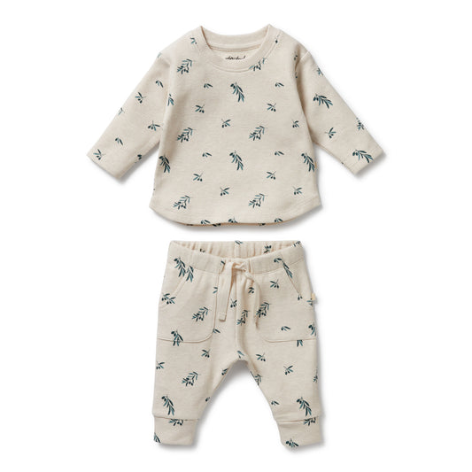 Wilson & Frenchy Organic Waffle Set Little Olive