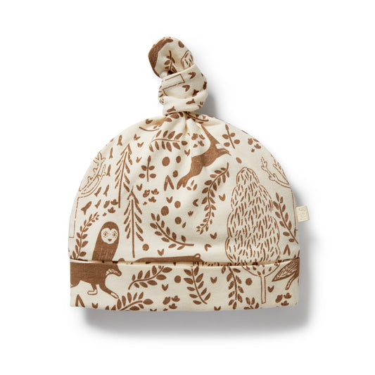 Wilson & Frenchy Organic Knot Hat Winter Forest