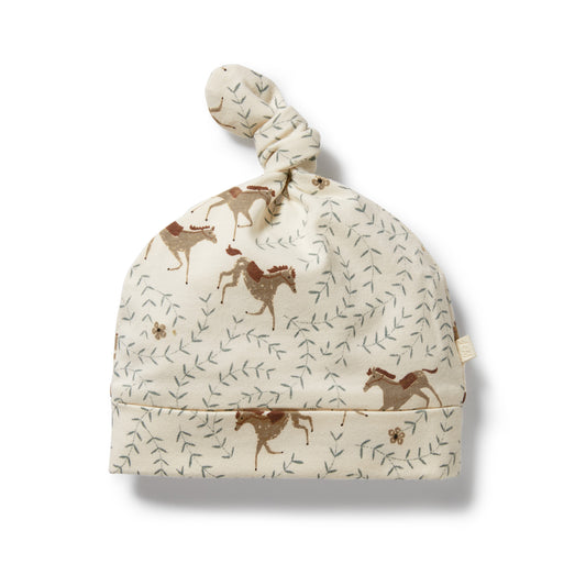 Wilson & Frenchy Organic Knot Hat Trixie Horse