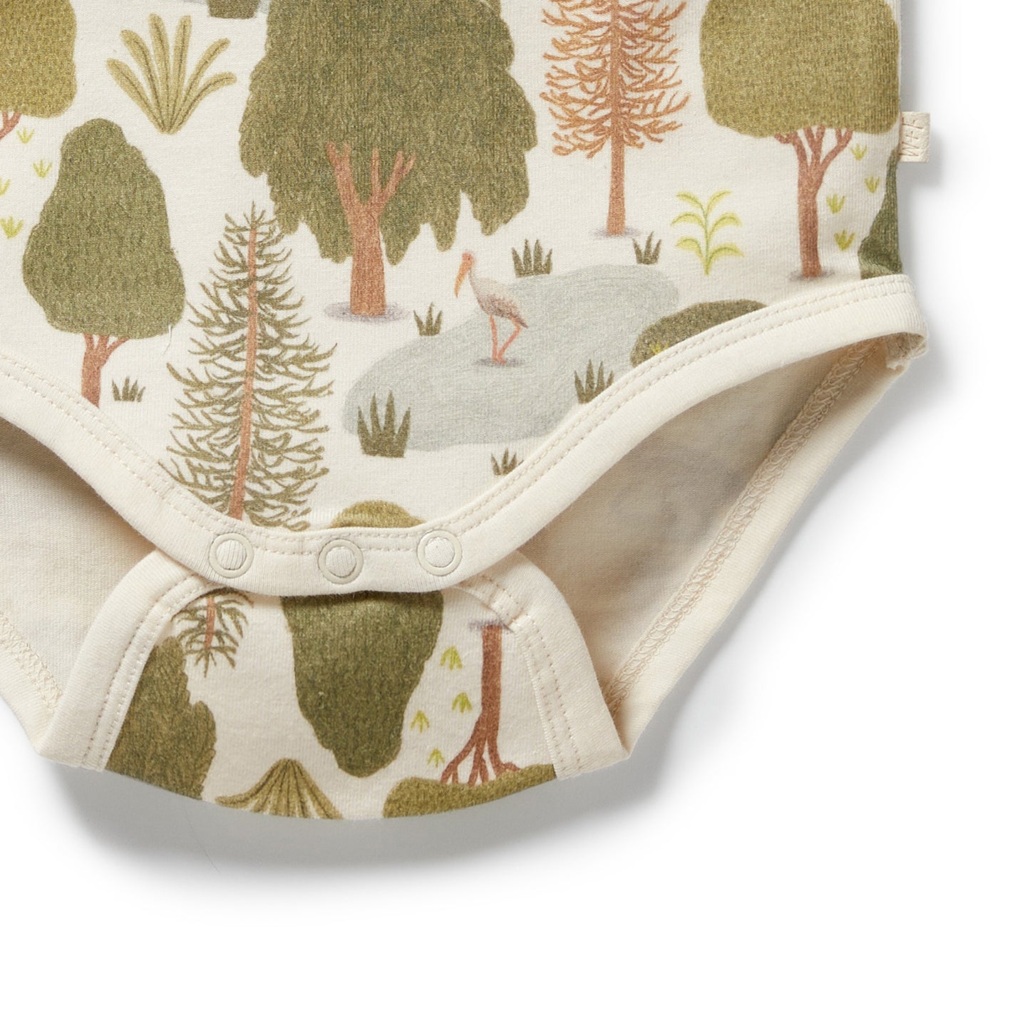 Wilson & Frenchy Organic Bodysuit Little Trees