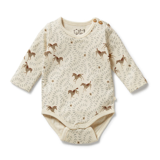 Wilson & Frenchy Organic Bodysuit Trixie Horse