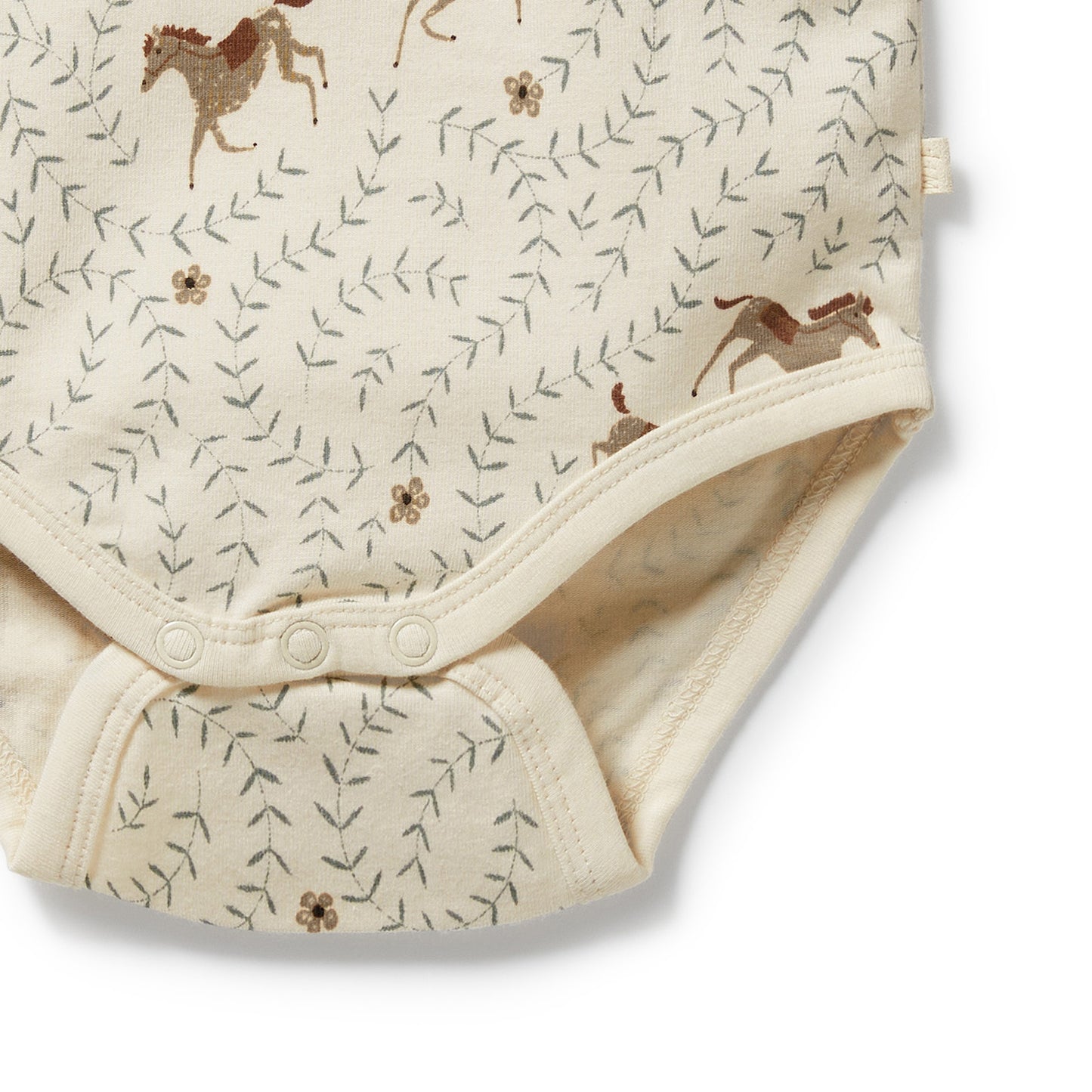 Wilson & Frenchy Organic Bodysuit Trixie Horse