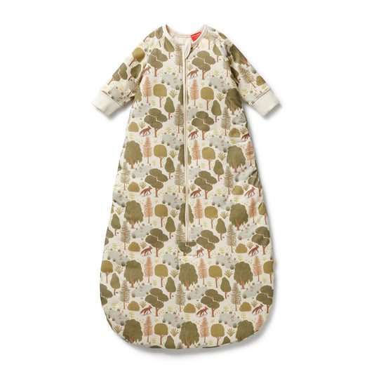 Wilson & Frenchy Organic Long Sleeved Sleeping Bag 2.5 TOG Little Trees