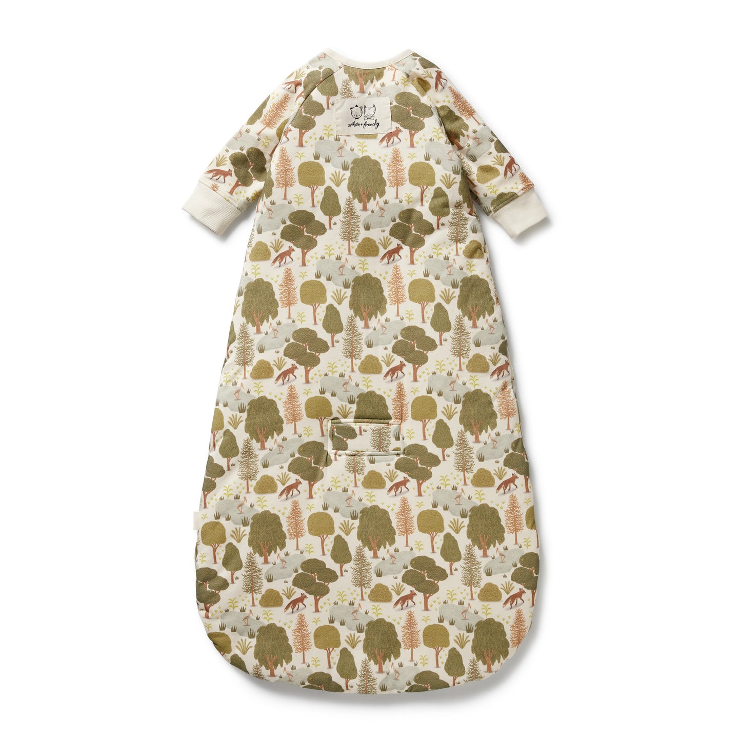 Wilson & Frenchy Organic Long Sleeved Sleeping Bag 2.5 TOG Little Trees