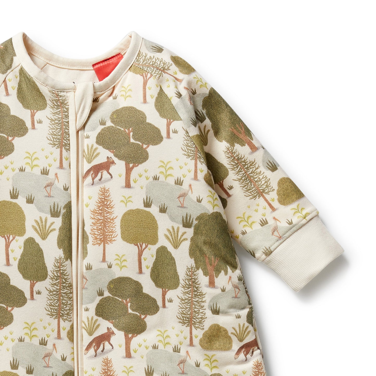 Wilson & Frenchy Organic Long Sleeved Sleeping Bag 2.5 TOG Little Trees