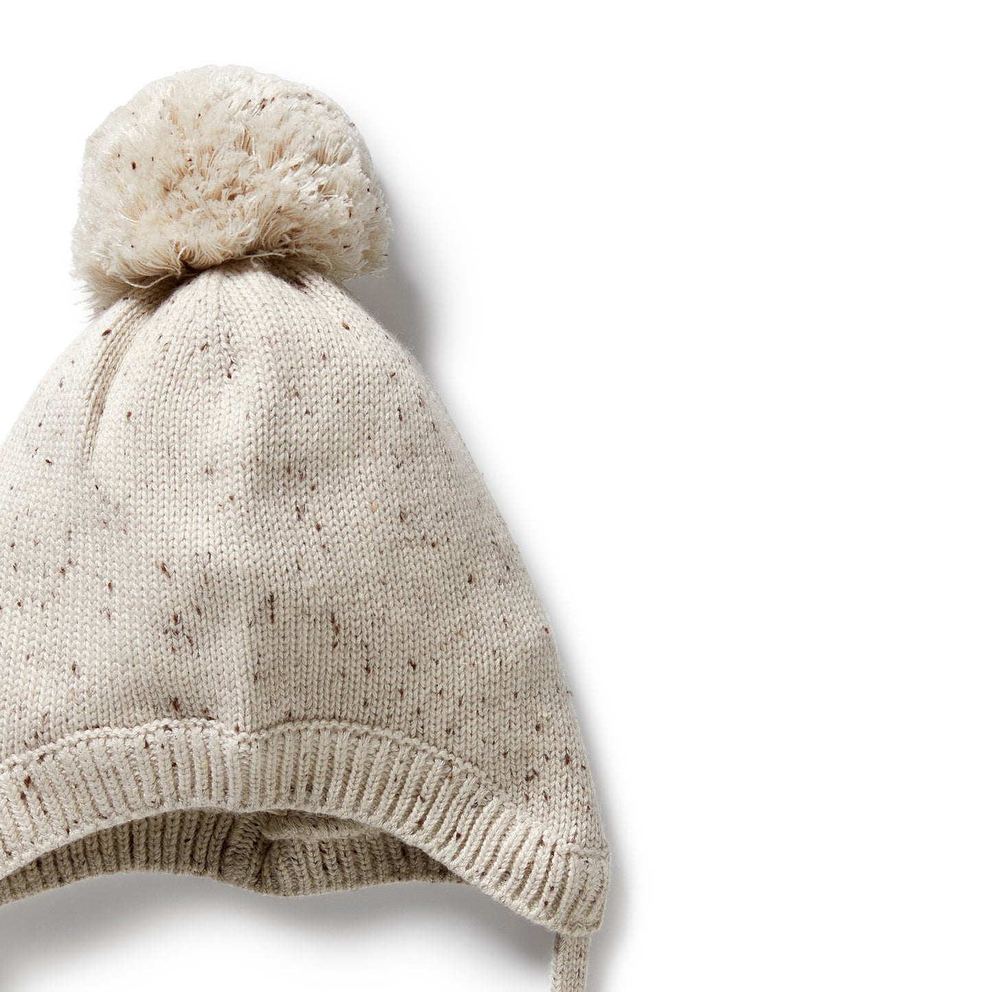 Wilson & Frenchy Organic Knitted Bonnet Cookie & Cream