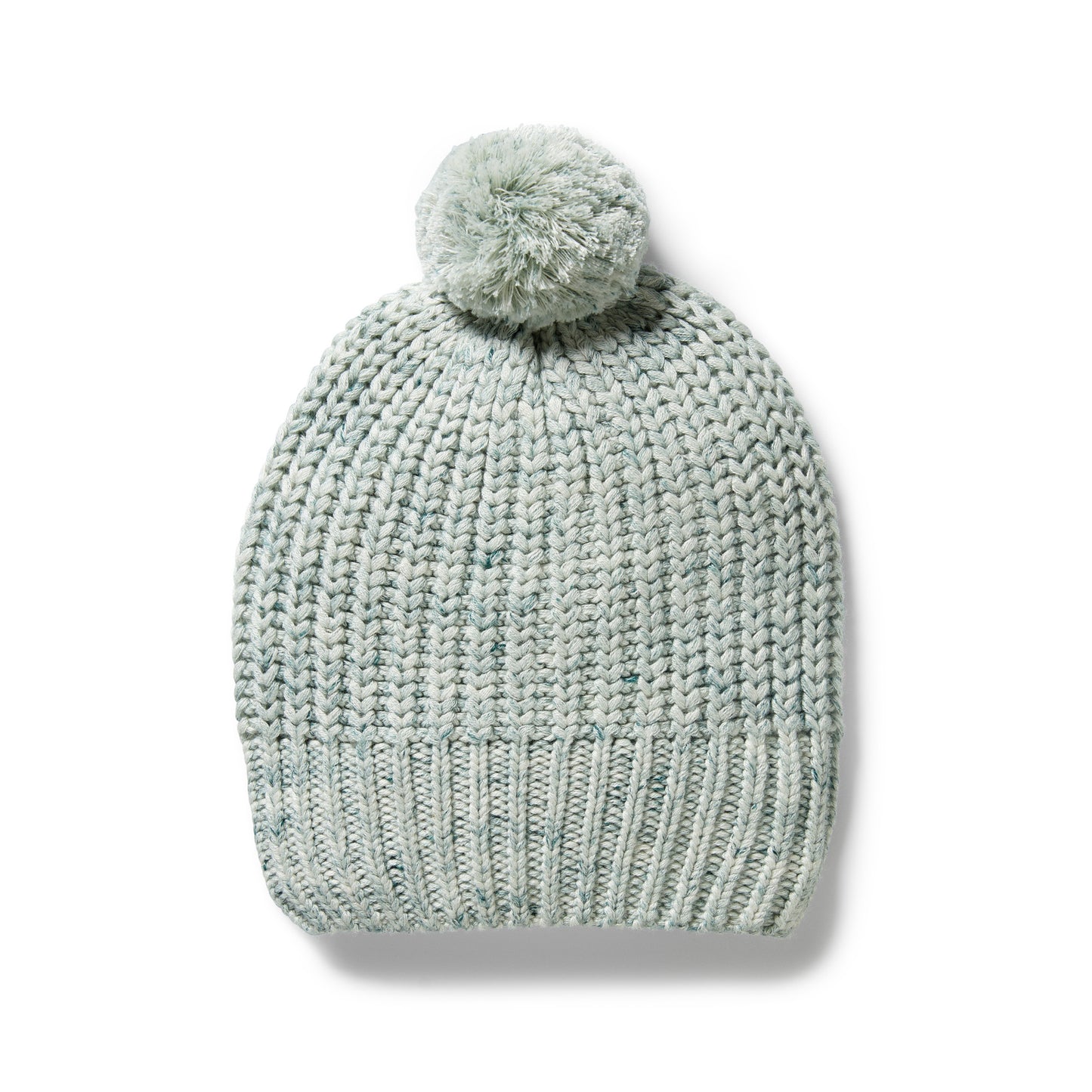Wilson & Frenchy Organic Knitted Hat Moss Speckle