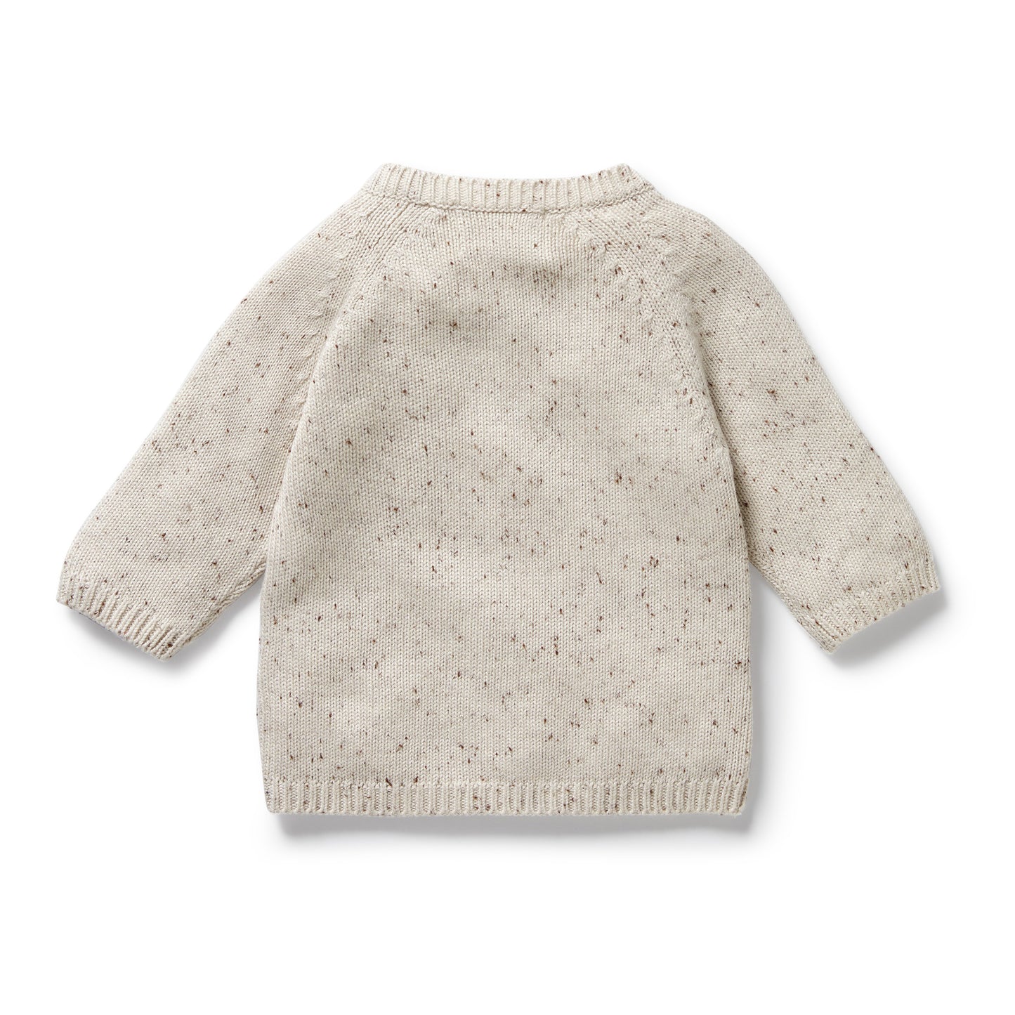 Wilson & Frenchy Organic Knitted Kimono Cardigan Cookie & Cream
