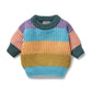 Wilson & Frenchy Organic Knitted Jumper Rainbow