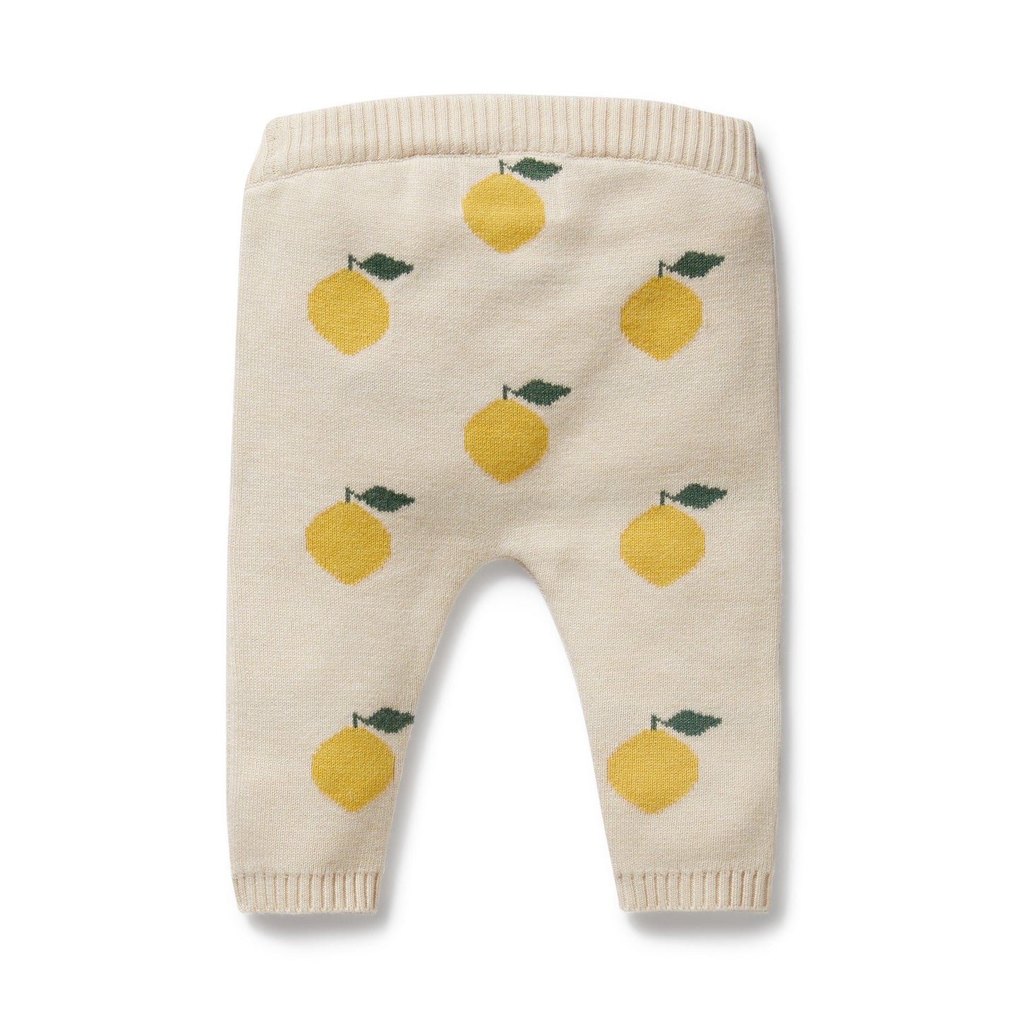 Wilson & Frenchy Organic Knitted Jacquard Legging Lemony
