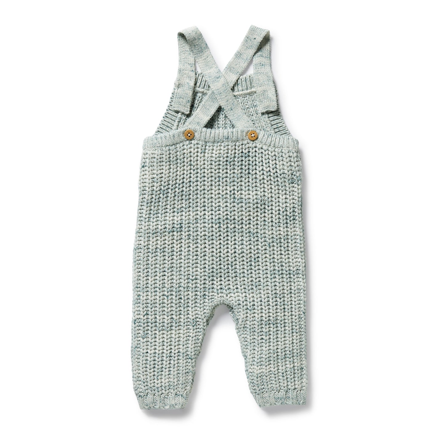 Wilson & Frenchy Knitted Overall Moss Speckle