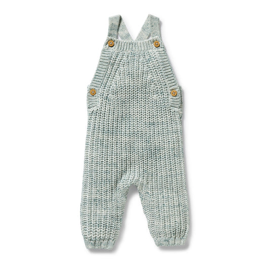 Wilson & Frenchy Knitted Overall Moss Speckle