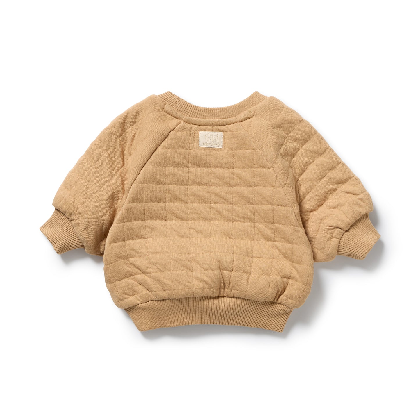 Wilson & Frenchy Organic Quilted Sweat Honey Fawn