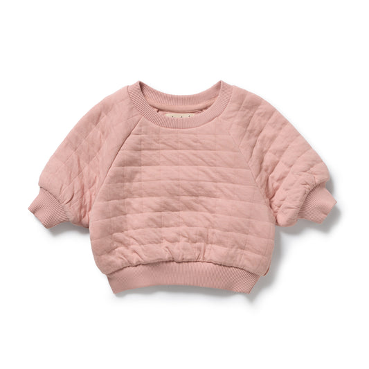 Wilson & Frenchy Organic Quilted Sweat Rose