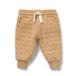 Wilson & Frenchy Organic Quilted Sweat Pant Honey Fawn