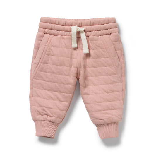 Wilson & Frenchy Organic Quilted Sweat Pant Rose
