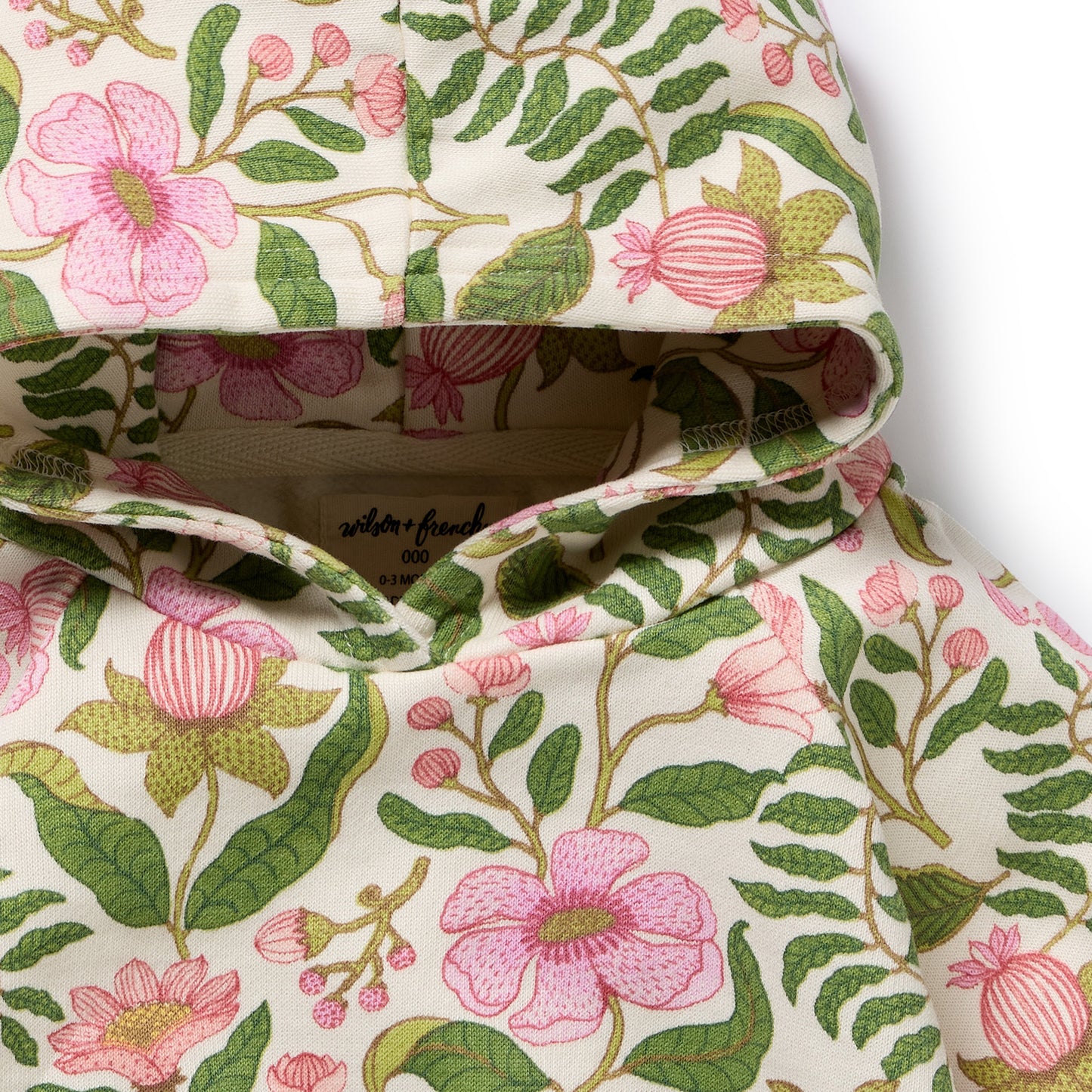 Wilson & Frenchy Organic Terry Hooded Sweat Ma Fleur