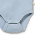 Wilson & Frenchy Organic Rib Long Sleeved Bodysuit Storm Blue