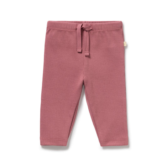 Wilson & Frenchy Organic Rib Legging Plum