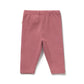 Wilson & Frenchy Organic Rib Legging Plum