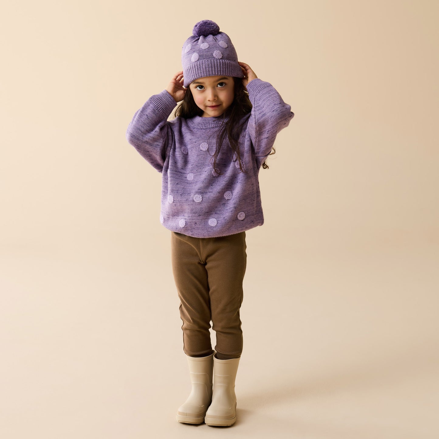 Wilson & Frenchy Organic Rib Legging Nutmeg