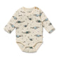 Wilson & Frenchy Organic Bodysuit Woolly Whales