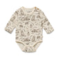 Wilson & Frenchy Organic Bodysuit Foxglove Forest