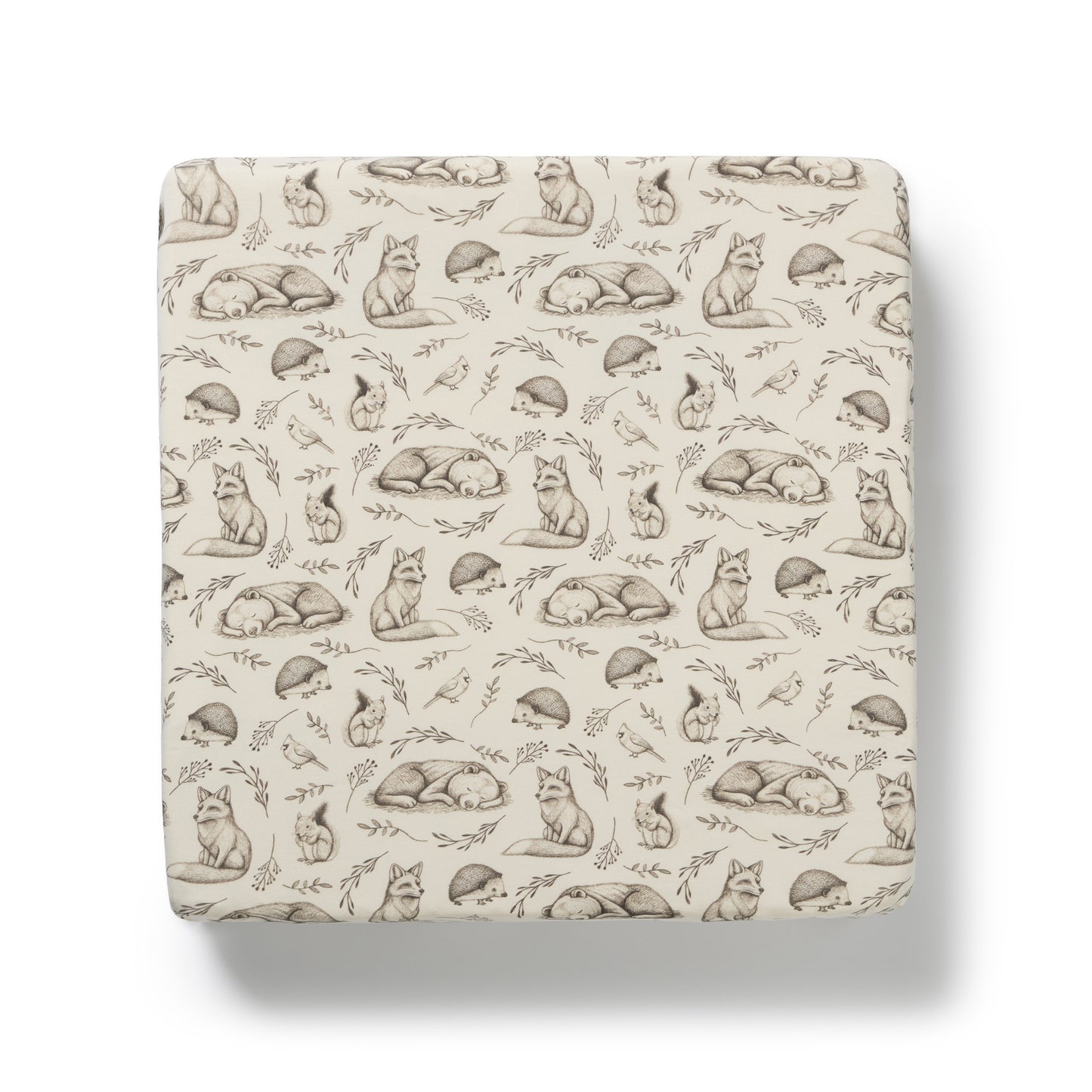 Wilson & Frenchy Organic Cot Sheet Foxglove Forest