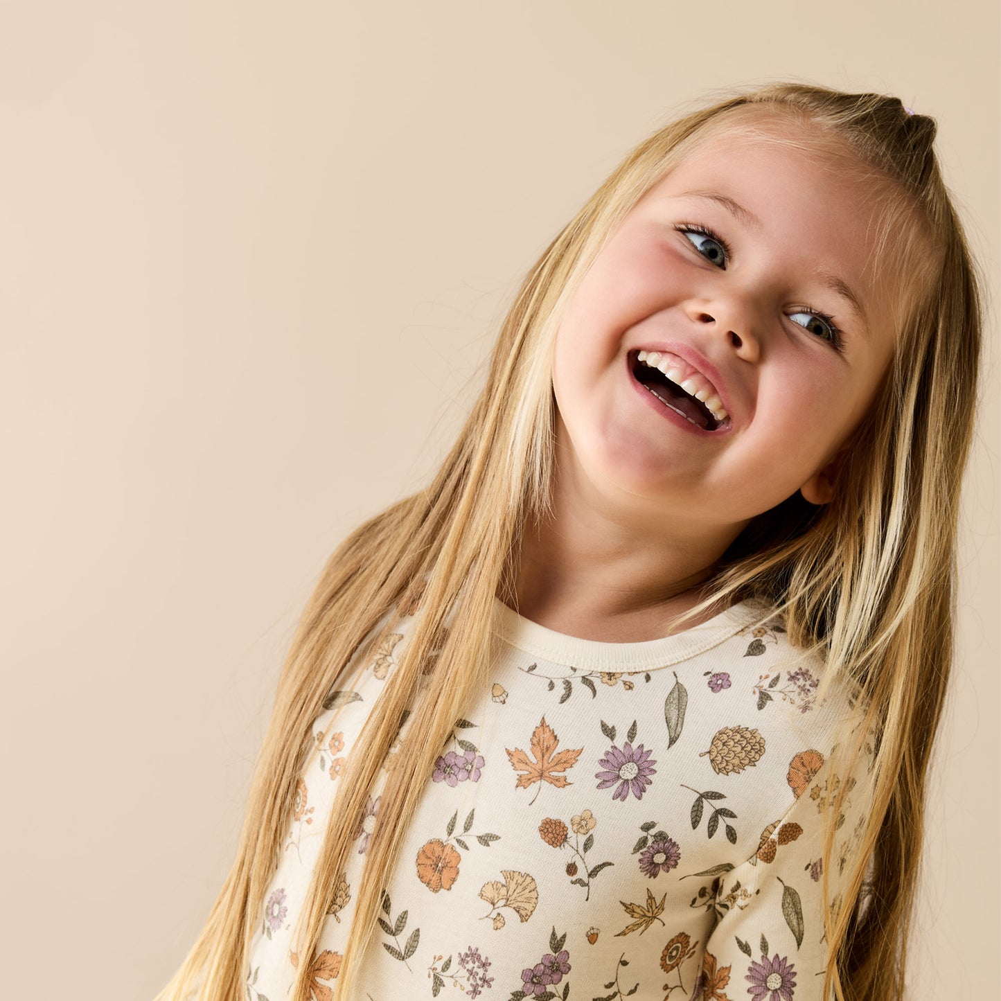 Wilson & Frenchy Organic Long Sleeved Pyjamas Maple Glow