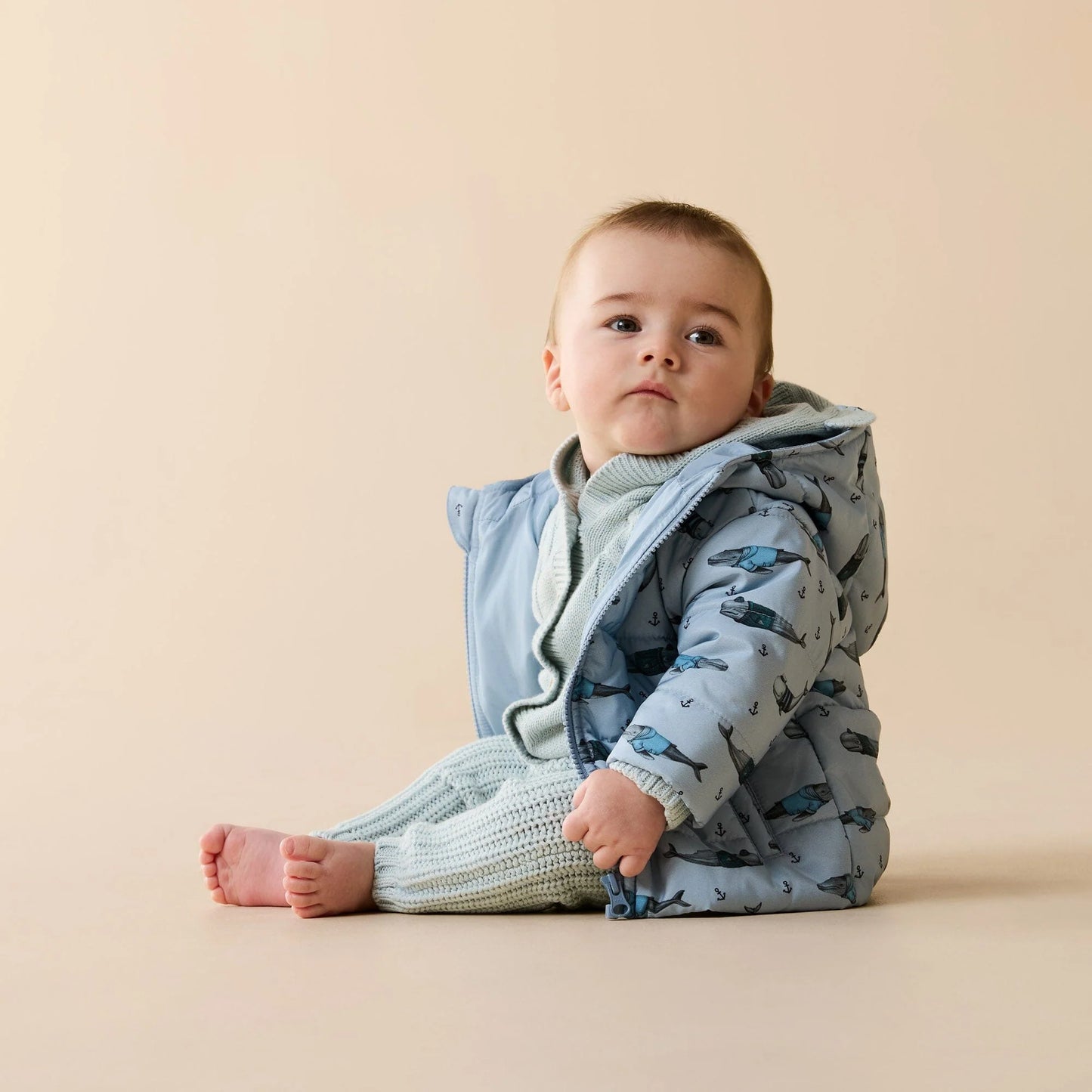 Wilson & Frenchy Puffer Jacket Woolly Whales