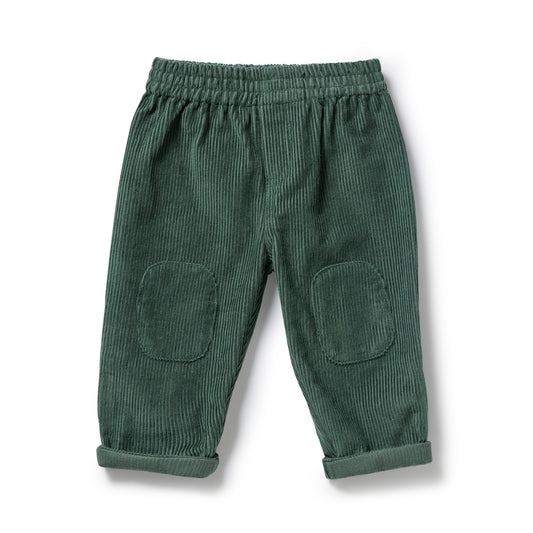 Wilson & Frenchy Organic Cord Pant Moss Green