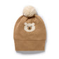 Wilson & Frenchy Organic Knitted Jacquard Hat Beary Cute