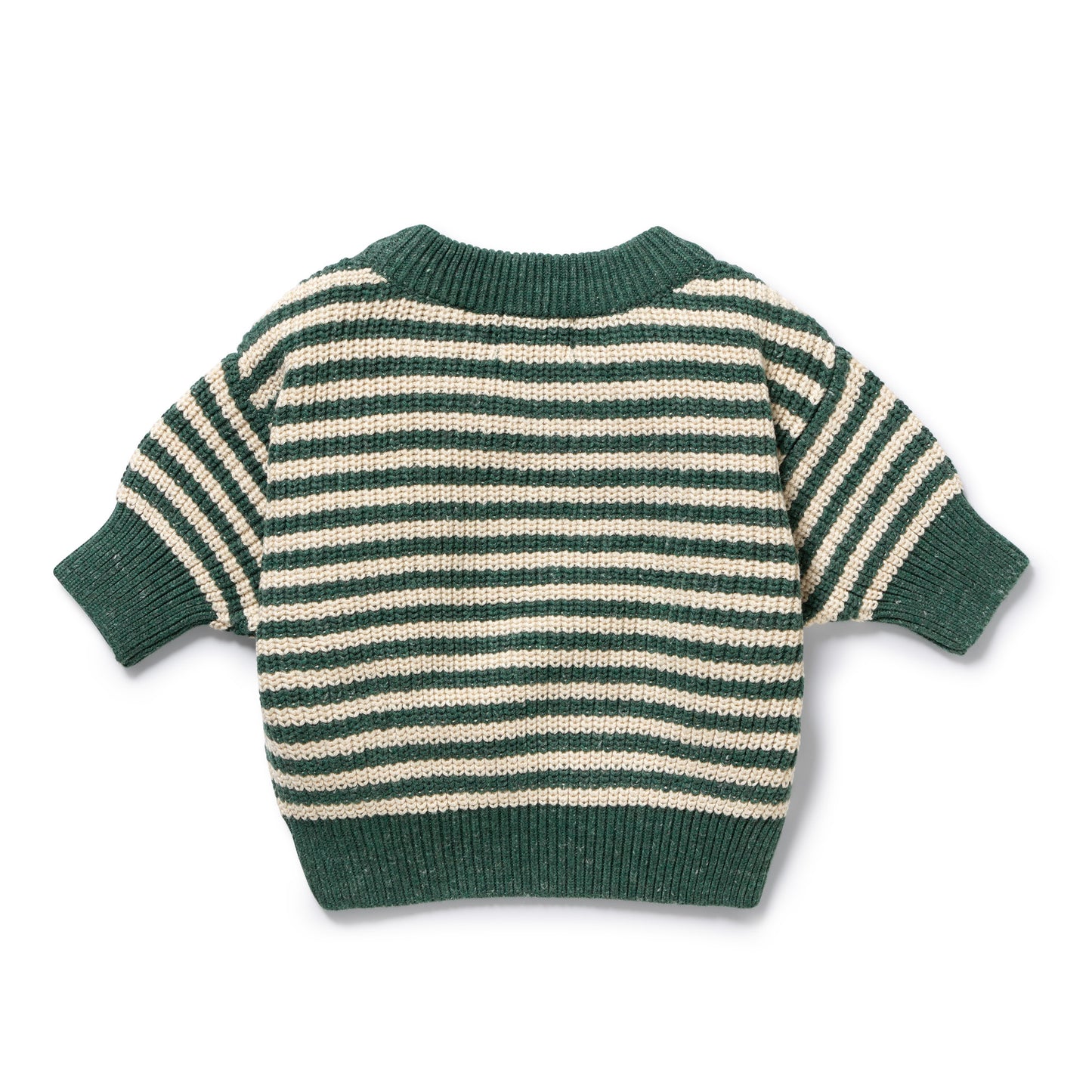 Wilson & Frenchy Organic Knitted Stripe Jumper Clover