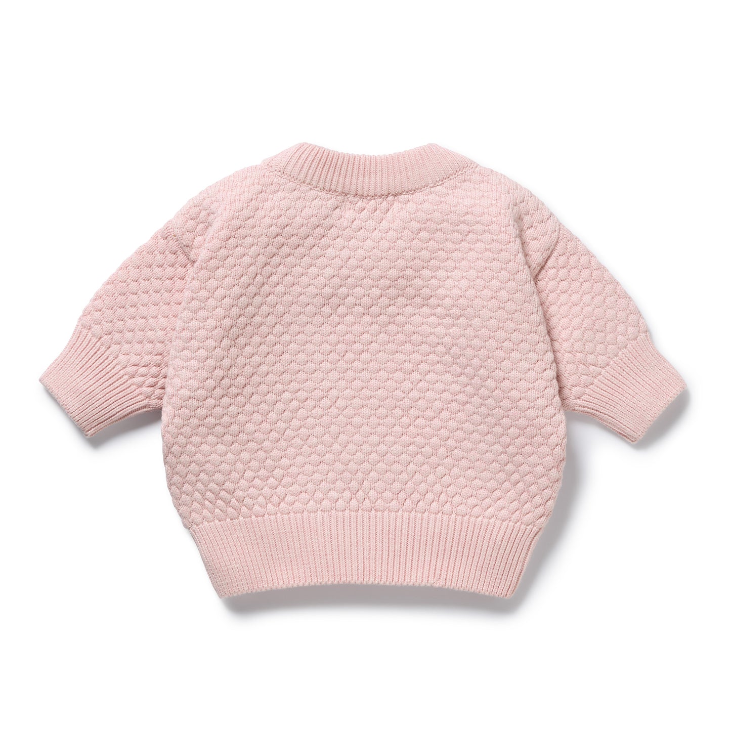 Wilson & Frenchy Organic Knitted Bubble Jumper Marshmellow