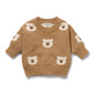 Wilson & Frenchy Organic Knitted Jacquard Jumper Beary Cute