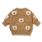 Wilson & Frenchy Organic Knitted Jacquard Jumper Beary Cute