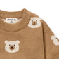 Wilson & Frenchy Organic Knitted Jacquard Jumper Beary Cute