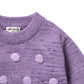 Wilson & Frenchy Organic Knitted Bauble Jumper Mulberry