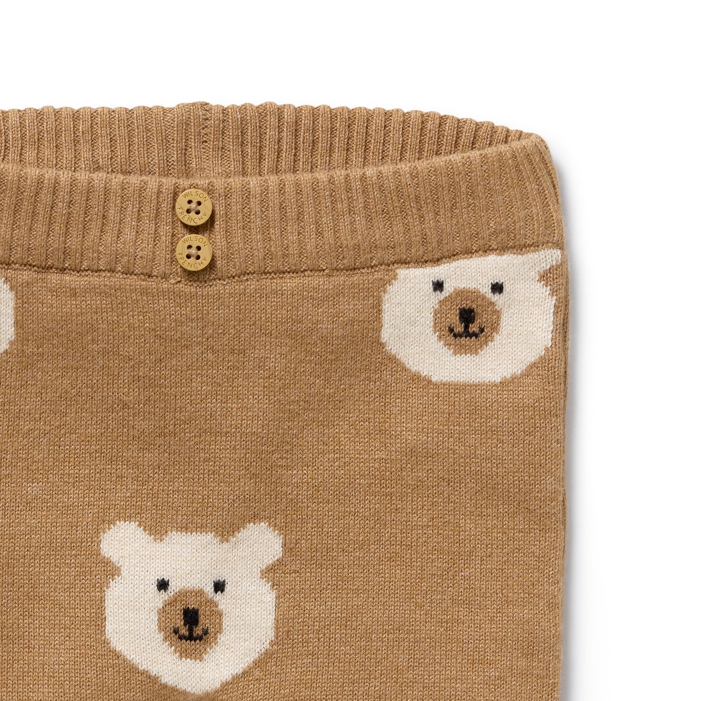 Wilson & Frenchy Organic Knitted Jacquard Legging Beary Cute