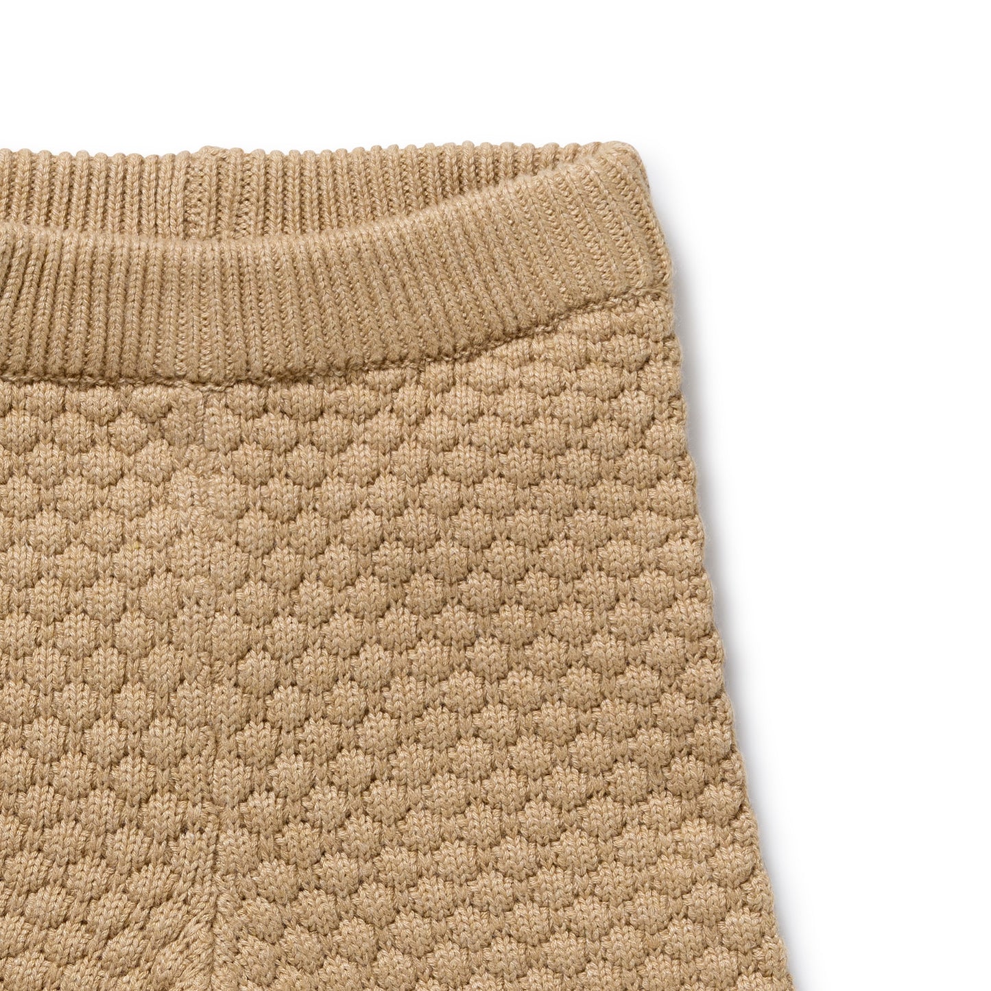 Wilson & Frenchy Organic Knitted Bubble Pant Oat
