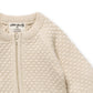 Wilson & Frenchy Organic Knitted Bauble Growsuit Cream