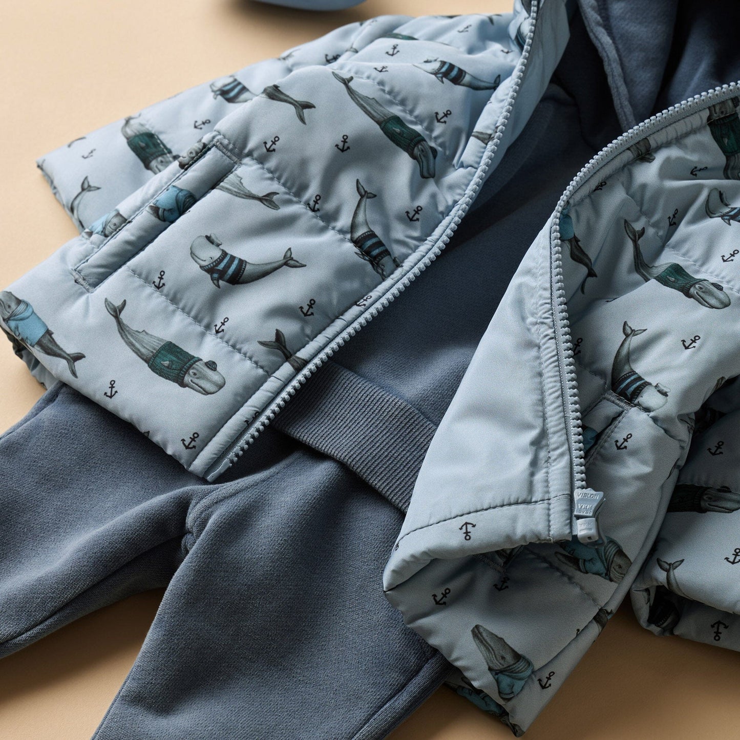 Wilson & Frenchy Puffer Jacket Woolly Whales