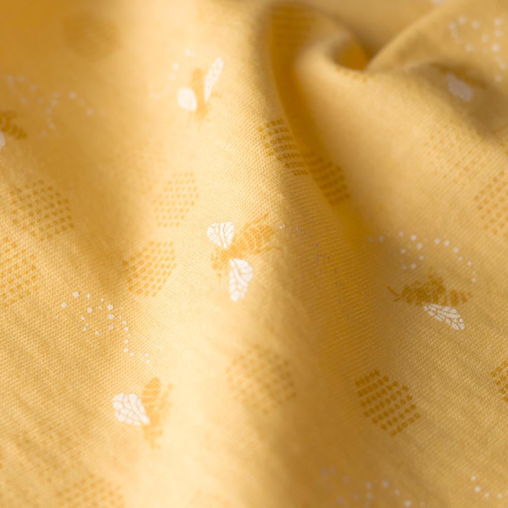 Woolbabe 3-Seasons Front Zip Sleeping Bag Buttercup Bees