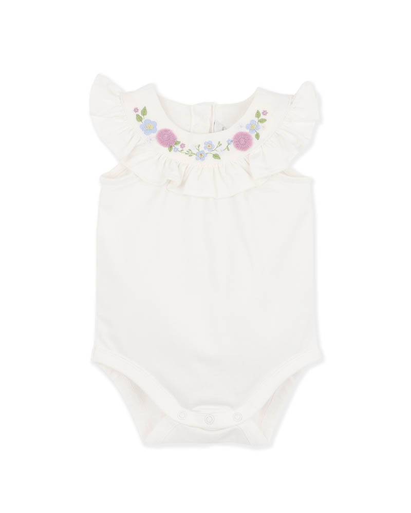 Minihaha Zara Frill Yoke Bodysuit
