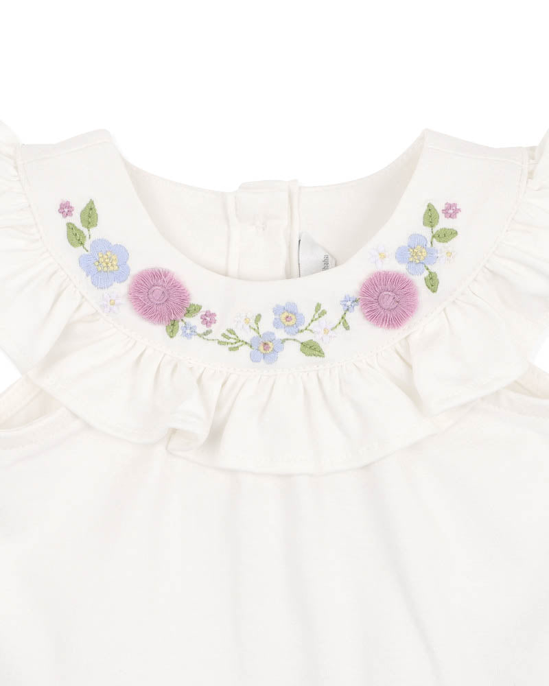 Minihaha Zara Frill Yoke Bodysuit